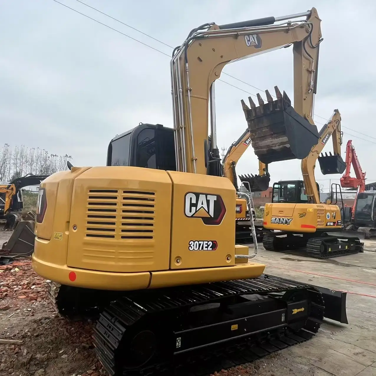 JAPAN б/у Cat 307E 307E2 бренд Caterpillar 7 тонн 306 307 308 экскаватор для кошек