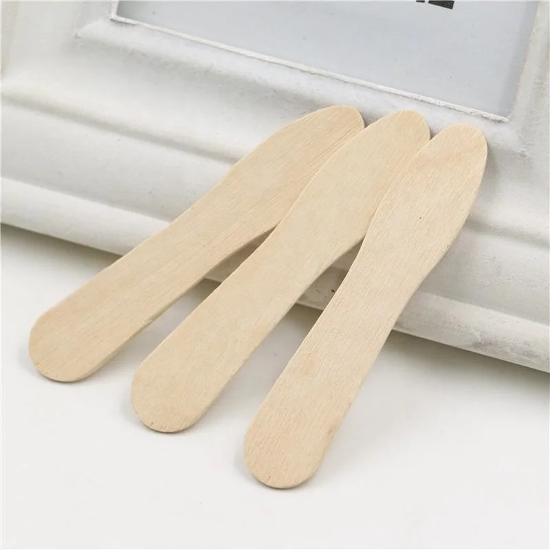 China Wholesale Birch Degradable Disposable Wooden Ice Cream Sticks Popsicle Sticks