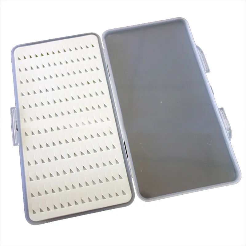 Cheap ABS Waterproof Fly Fishing Lure Bait Flies Tackle Storage Box for Case Container Transparent Ultrathin Fly Hook Box