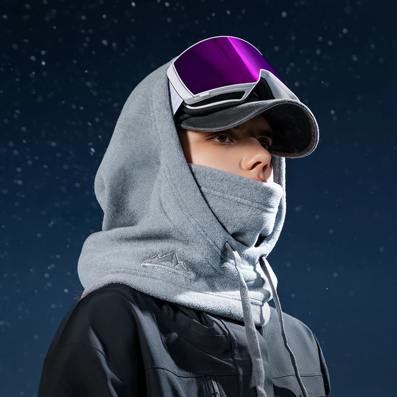 REXCHI DMZ96 Winter Warm Adjustable Windproof Ski Maskfor Men Women Custom Logo Cozy Skimask Fleece Balaclava Hats