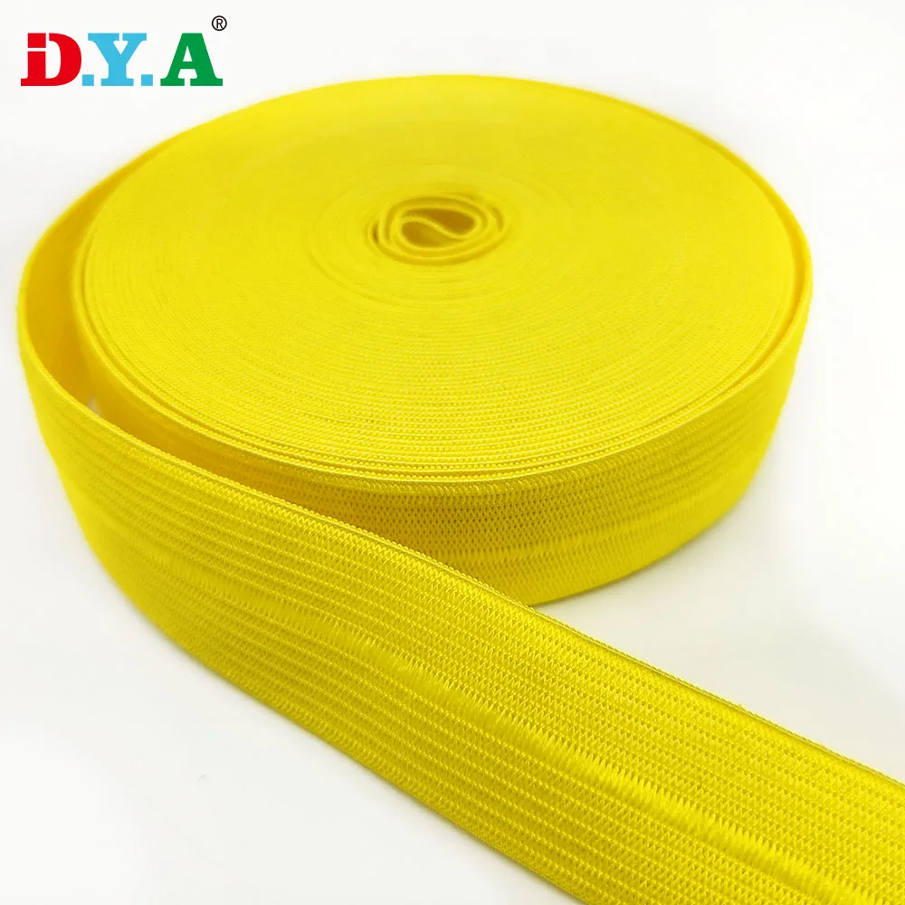 10mm 15mm 20mm 25mm 30 wholesale nylon fold over elastic tape band for garment accessory and underwear accessories