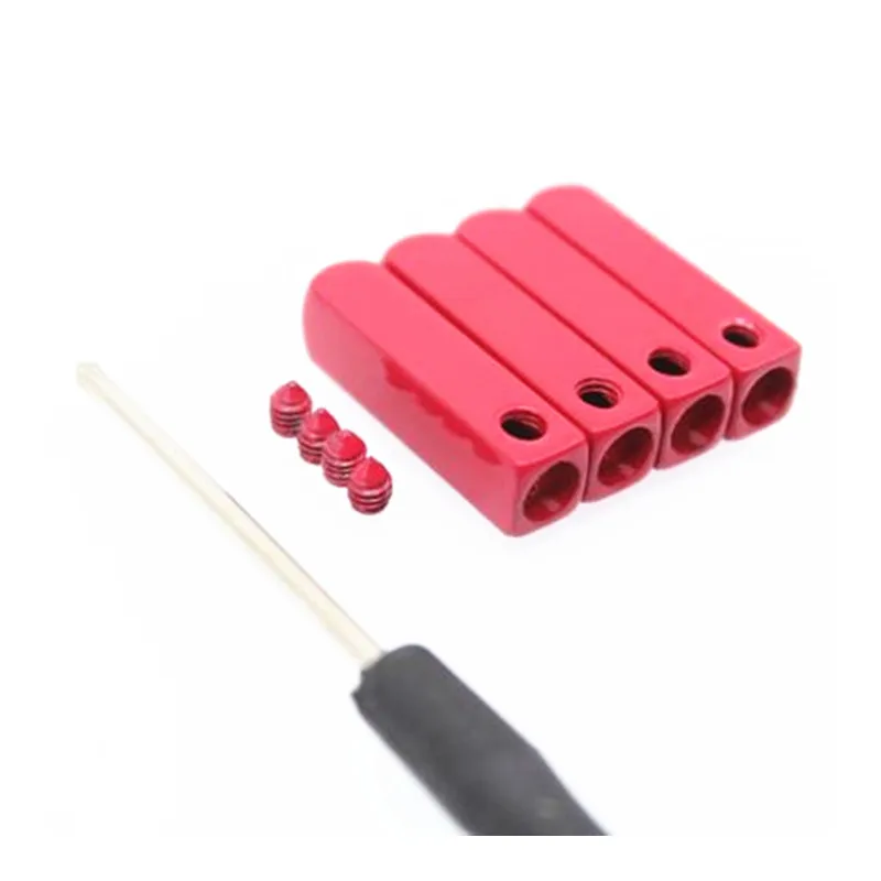 Yrunfeety Shoe Laces for Sneaker Square Screw Metal Tip Shoelace Tips of Shoelace Aglet Custom Shoelace Aglet 6 Colors