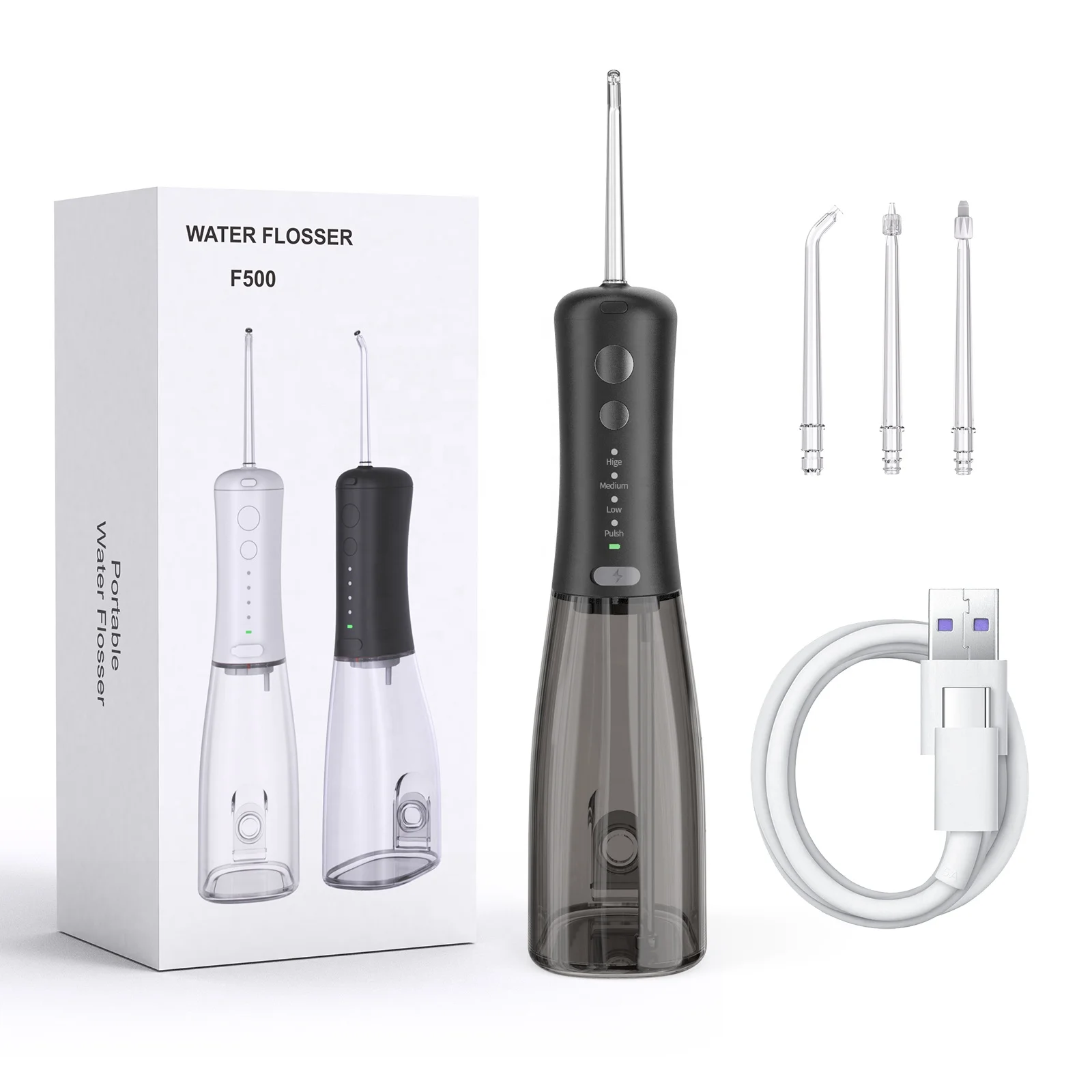 High Quality Portable Cordless Water Flosser Water Jet Flosser Best Dental Irrigator Water Floss 350ML