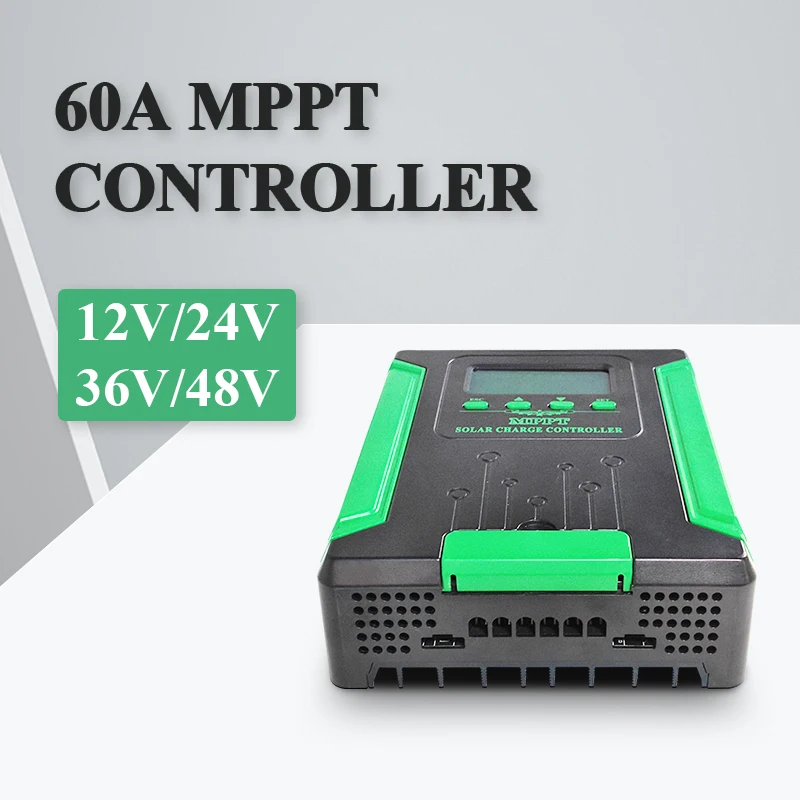 SUYEEGO NEW design Mppt 12V 24V Auto 48V 10A 20A 30A 40A 50A 60A Charging Controller mppt for Solar Energy System