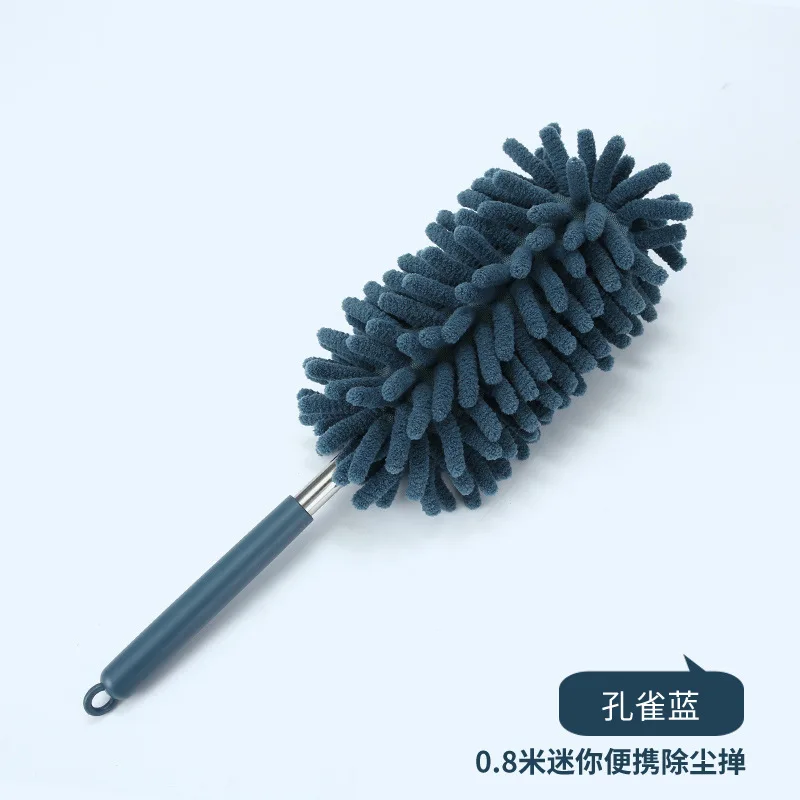 Telescopic Duster Brush Soft Microfiber Dust Cleaner Static Anti Dusting Brush Home Air-condition Car Furniture Cleaning Brush