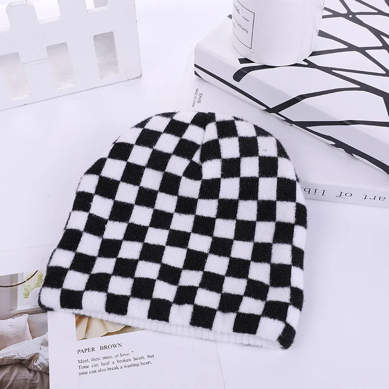 Kids children adults real big furry fluffy soft raccoon fox fur slides pompom beanie toque hat