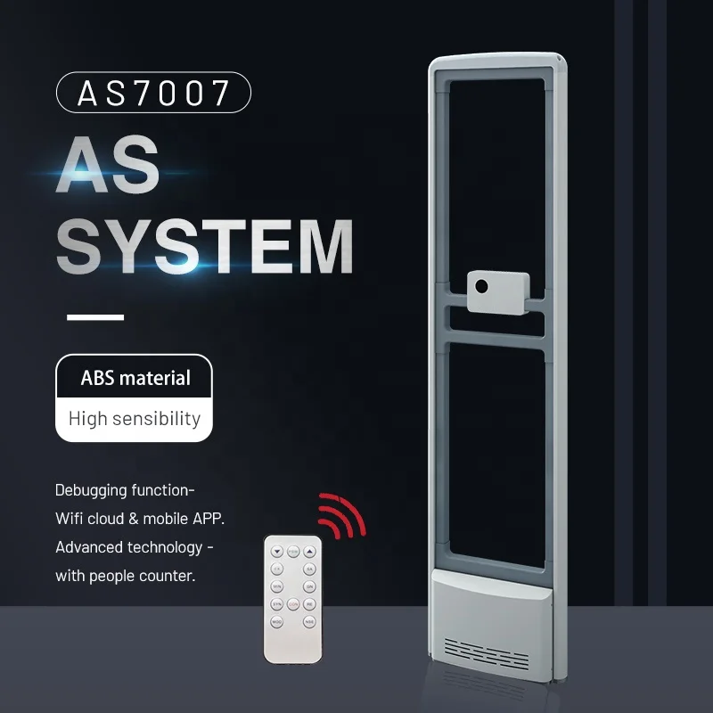 DRAGON GUARD AS7007 Manufacturer Wholesale People Counting 58KHz EAS Anti Theft Security Antenna System AM