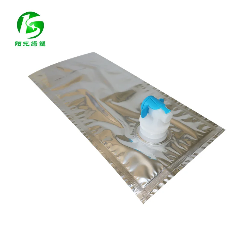 High and top quality empty bag in box for wine and water cooler bags bottle mouth red wine valve in box