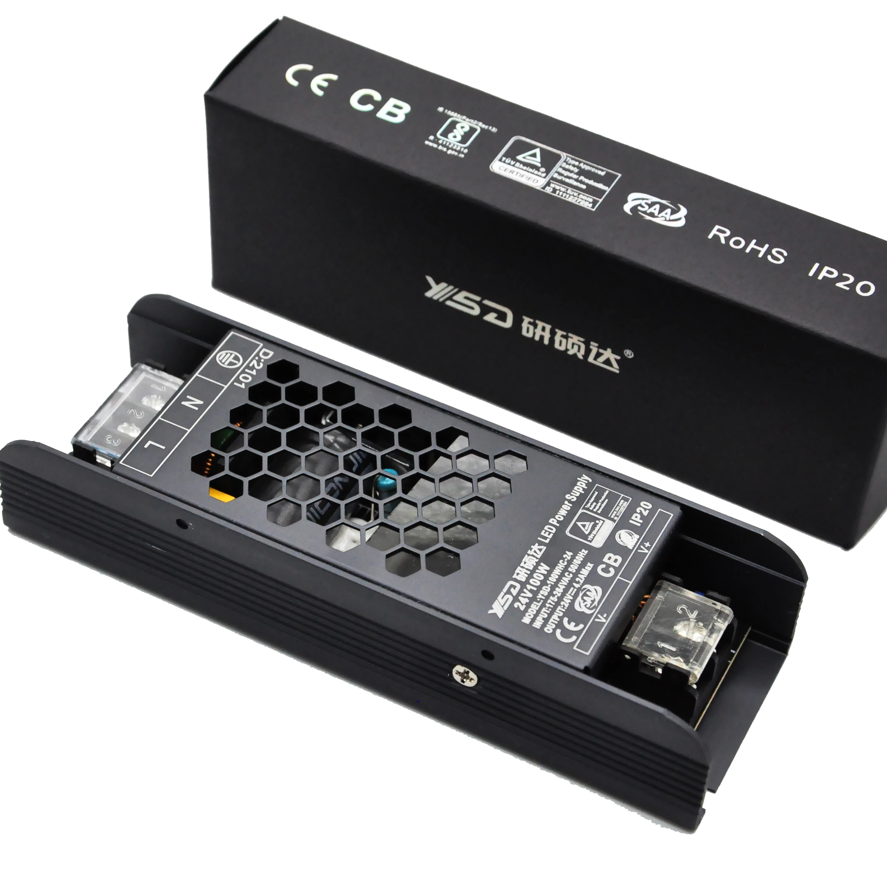 Светодиодный драйвер 60 Вт 24 В постоянного тока, трансформатор низкого напряжения для 12 В 24 В постоянного тока, светодиодные Настенные светильники, ленточные светильники, наружное освещение