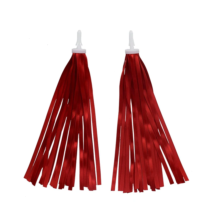 Cycling Colorful Bike Streamers Girls Boys Kids Bicycle Tassel Ribbon Handlebar Scooter Streamer