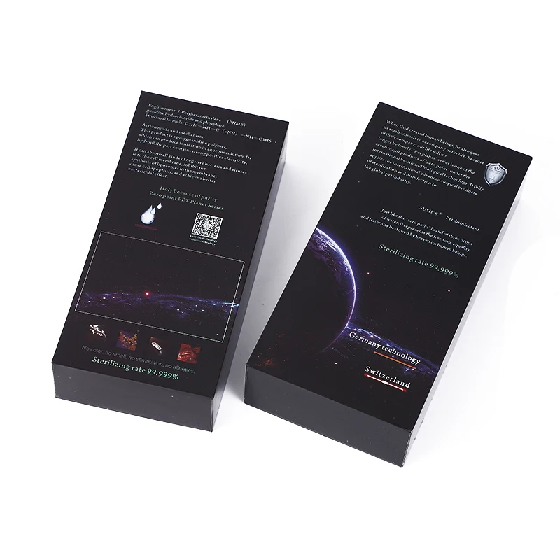 2024 Popular Luxury Rigid Cardboard Packaging Star trek Cartoon character Black Box Removable Lid Gift Boxes