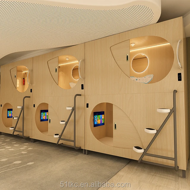 M-313 Environmental protection multilayer board wooden type vertical capsule bed from China factory