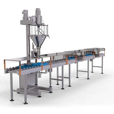 Automatic sagger conveyor system lithium sagger loading machine system
