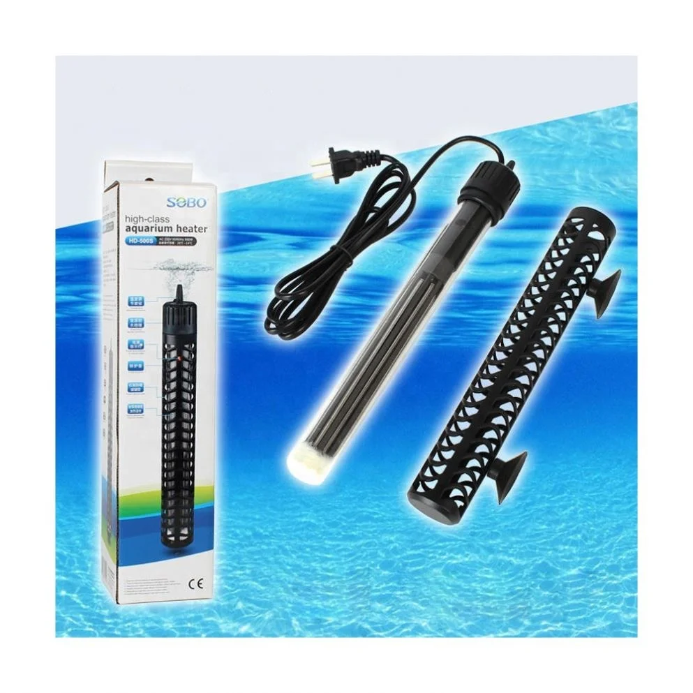 Sobo 100W 200W 300W 500W Fish Tank Automatic Constant Temperature Heating Rod Aquarium Heater