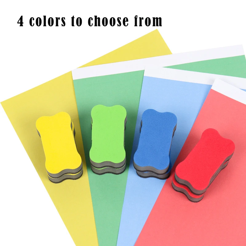 Promotion Hot Sale Office Supplies Raw Materials Mini Child Blackboard Eraser Magnetic Felt Dry Whiteboard Eraser