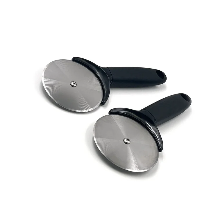 9cm Pizza Knife Stainless Steel Pizza Shovel Cutter Home Kitchen Pizza Tools Indoor Round Cake Knife With Lid