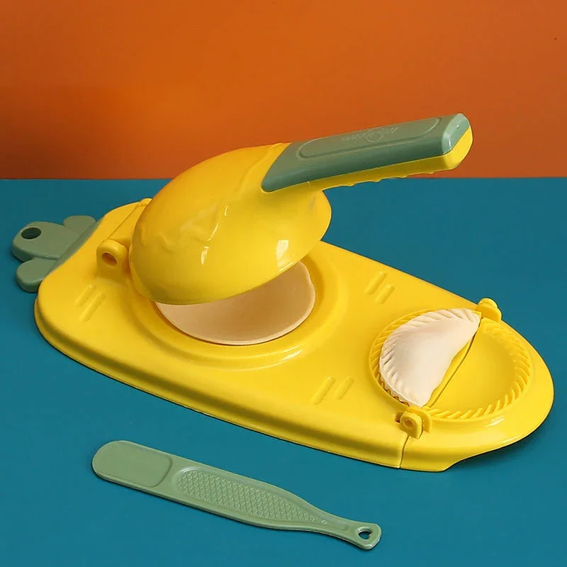 2024 Hot-selling Dumpling Maker Molds Kitchen Home 2 In 1 Dumpling Maker Carrot Shape Round Dumplings