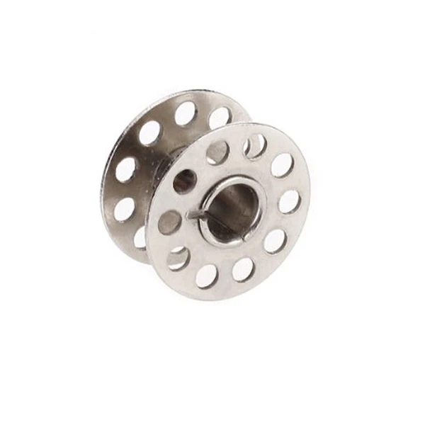 10Pcs Metal Rotary Bobbins For Household Bobbin Case Sewing Machine Screen (Silver)