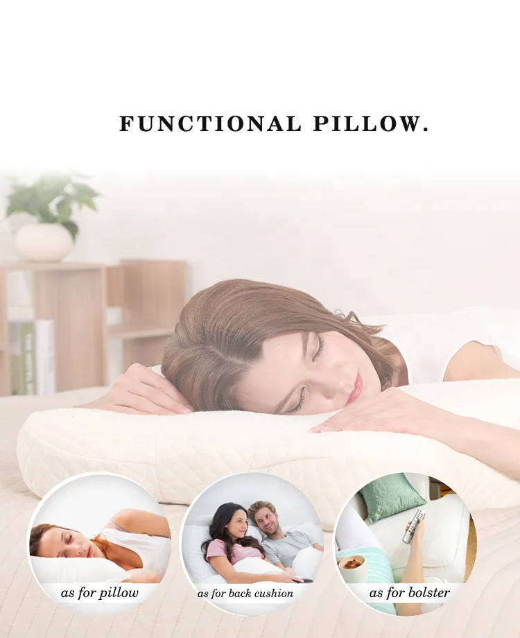 OEM Customized Wholesale Memory Foam Pillow Butterfly Shaped Cervical Orthopedic Memory Foam Pillows For Sleeping