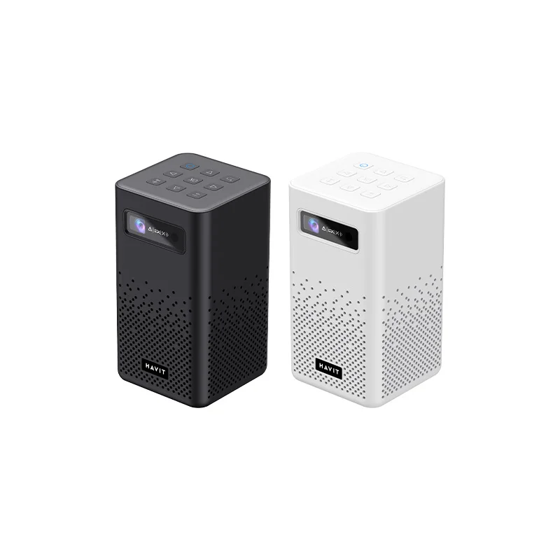 Havit Pj208 Smart Portable Projector Mini Android Lcd Led 4K Wireless Home Theater 1080p Wifi Video Phone Projector