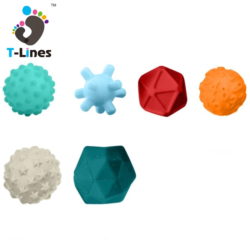 Популярные детские текстурированная прикосновения и захватить тренировочные мячи игровой набор игрушек для сенсорных Играя с 10 шт.