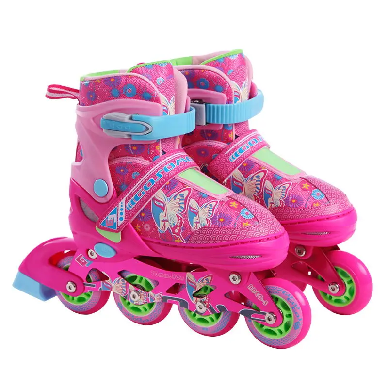 GOSOME Professional Flashing Inline Skates and Skateshoes and Rollerskates for Kids Inline Skate