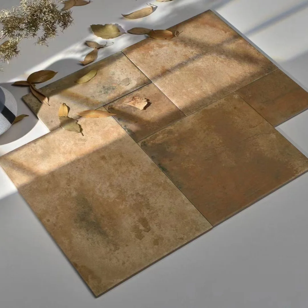 French Pattern Travertine Porcelain Tiles