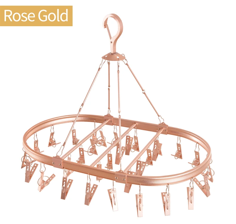 High Quality Clothes Clip Hanger Rack For Socks Bra And Towels