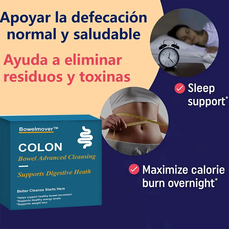 Detox Full Body Colon gut Cleanse Rapid Effective Weight Loss Product Promotes Bowel Movement Constipation Relief for women& men