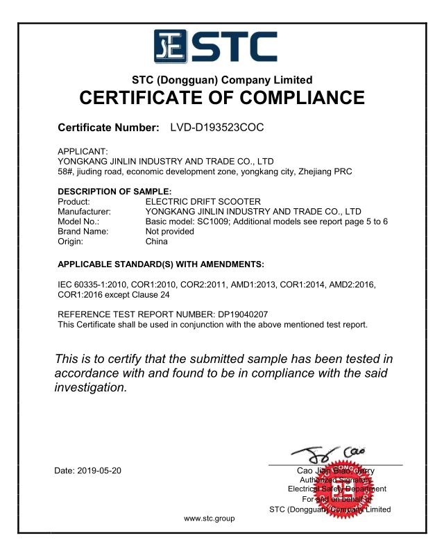 JINLIN Factory 3 Wheel Smart Drift Electric Drifting Scooter Drift Trike Kids Electric Scooter