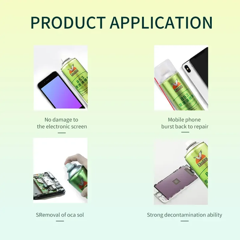 Хит продаж, удаление остатков клея, спрей, сокол, 853 клей, очиститель