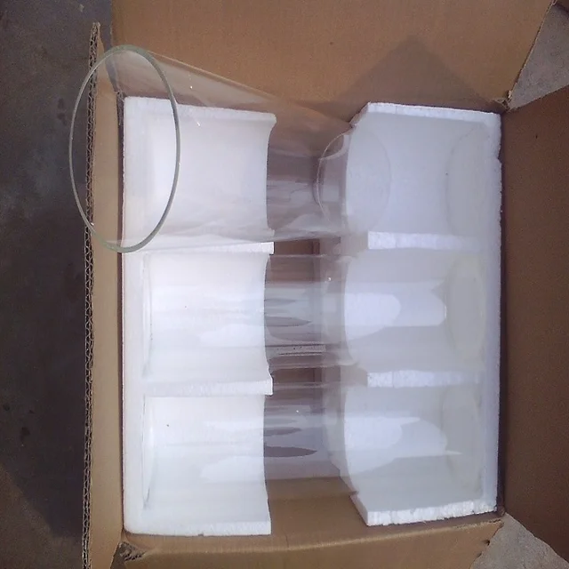 high quality Large diameter borosilicate glass tube from