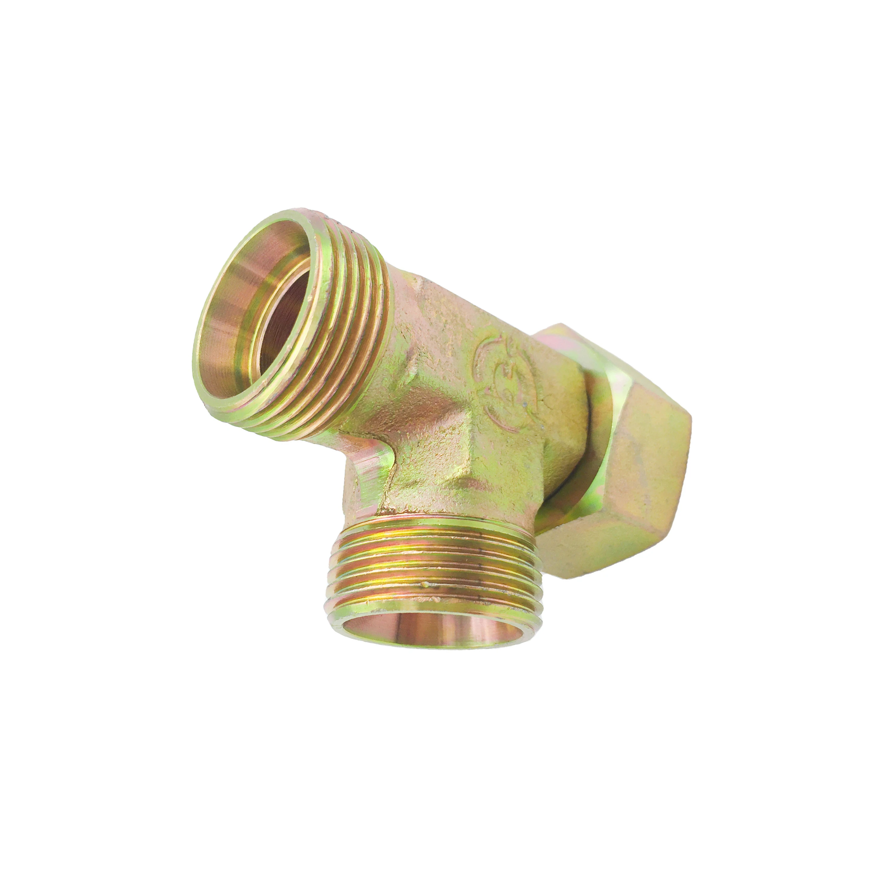 High Quality Pipe Compression Swivel Nut Run Pipe Connection 304 stainless steel carbon steel tee fittings
