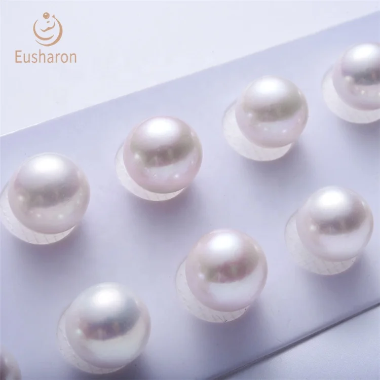 
Hot Selling 10-13mm AAA Perfect Round Matching Pair Edison White Cultured Natural Freshwater Loose Pearl 