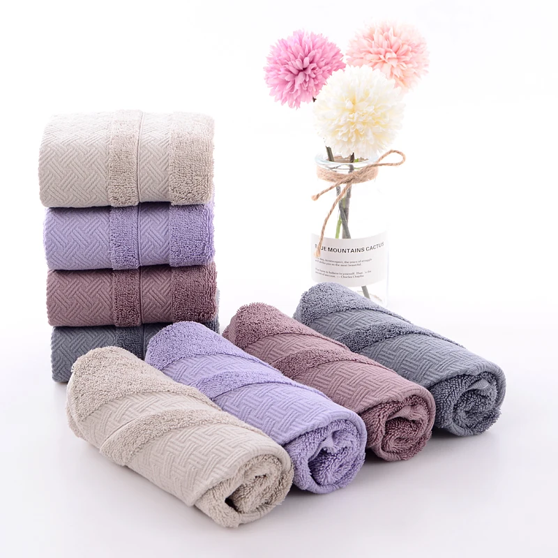 Wholesale turkish towels 55g  34*34cm 100% cotton 21s Siro spinning high-strength absorbent soft hand towel