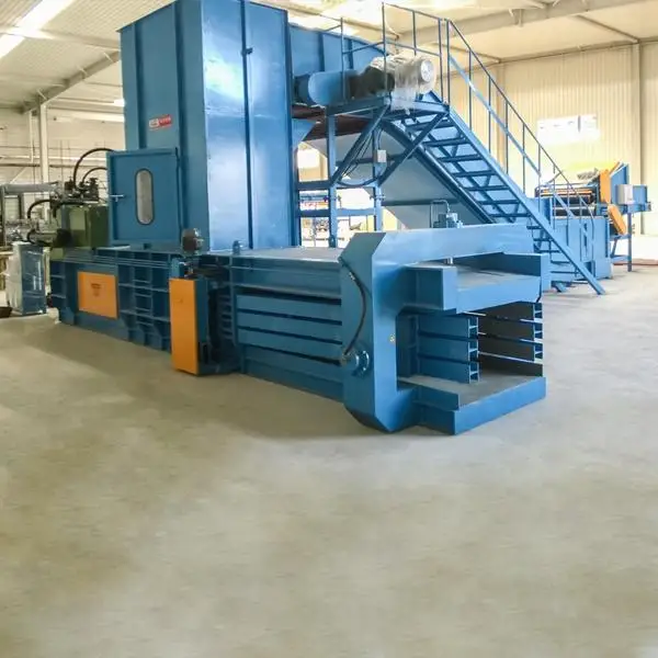 Densen customized Full Automatic Balers Waste paper packer Cans  horizontal baler Semi-automatic baler machine