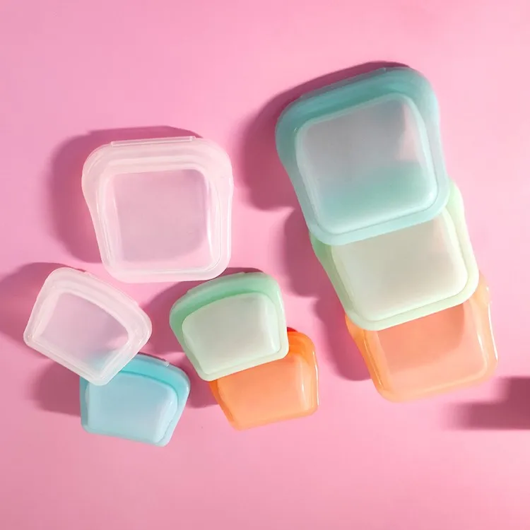 50ML 80ML Silicone Pill Pouch Re-Usable Food-Grade Platinum Silicone Pocket Bag for Storing in/Organizing/Travelling