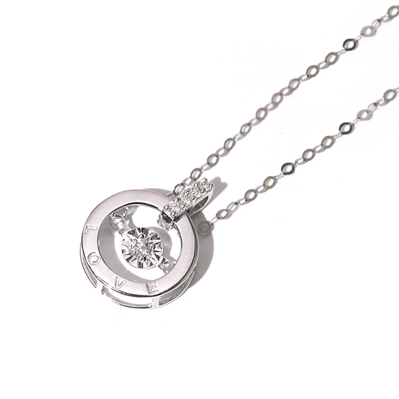 
FFT Minimalist Female Party GiftSmall fresh cylinder babygirl necklace wholesale 