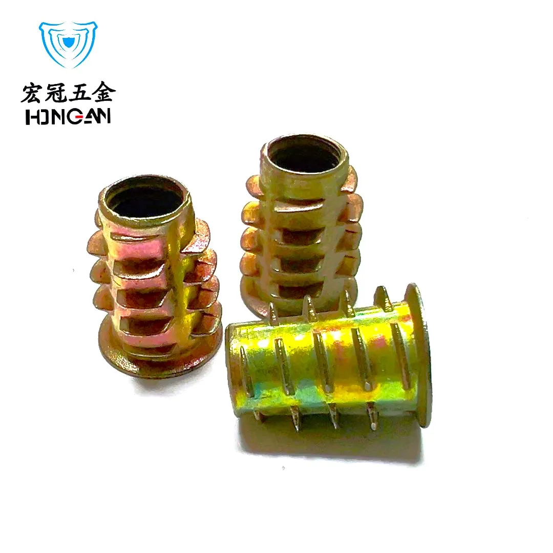 M6-M8 Countersunk Hexagonal Trapezoidal Nut for Kitchen Solid Wood Furniture Embedded Internal & External Teeth Nut
