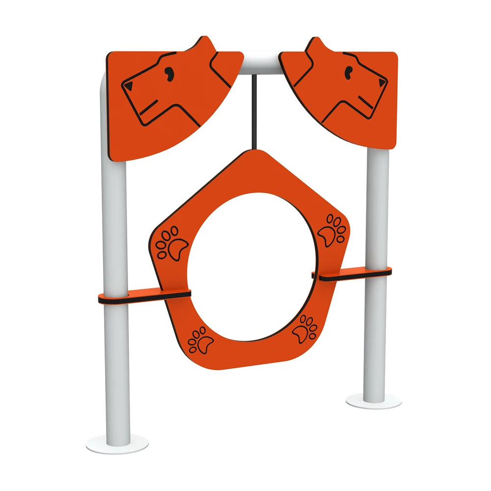 New pe  dog garden playground equipment colorful playground for sale .