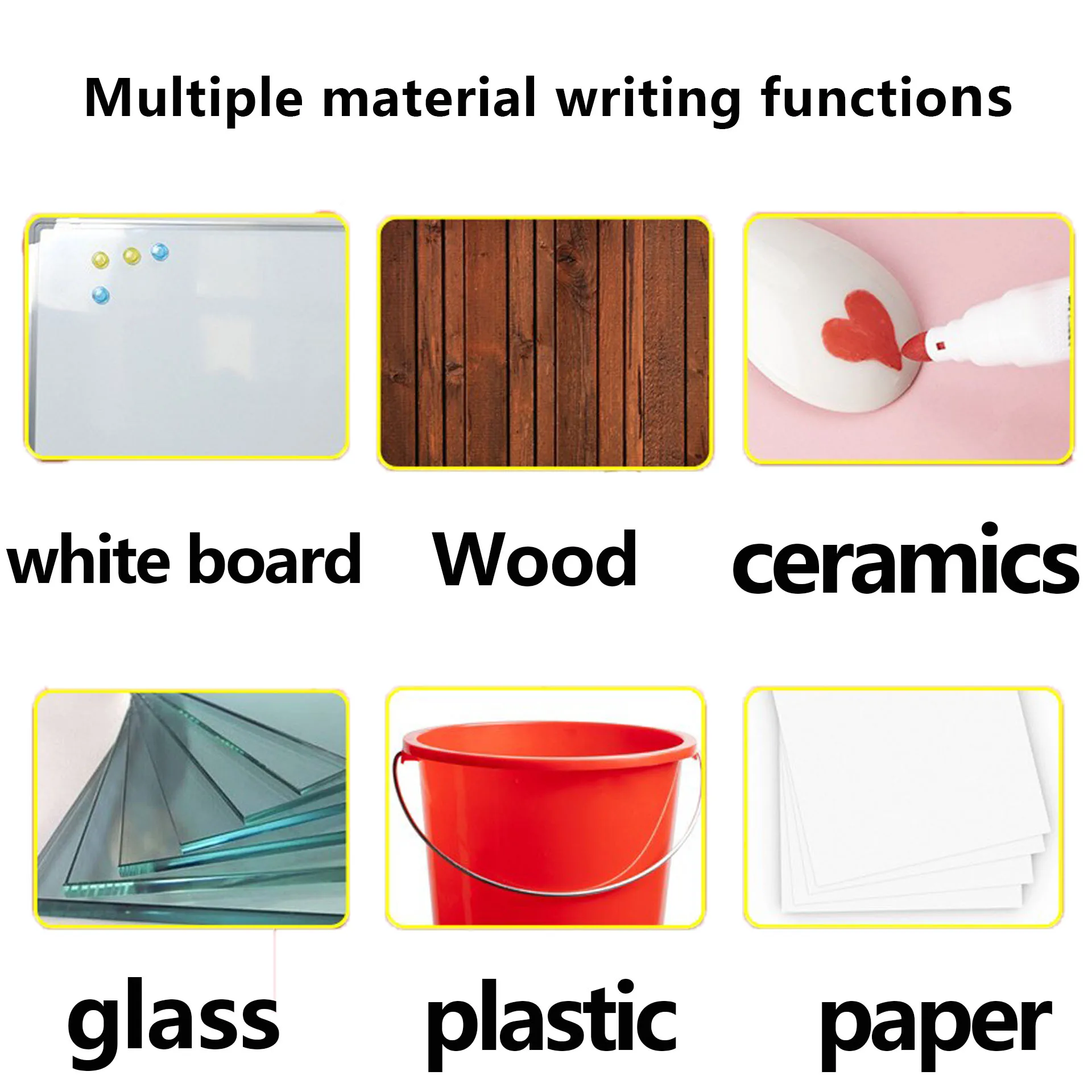 Early Education Toy Water Floating Painting Kids Color White Board Double Head Magic Water Painting Marker Pens