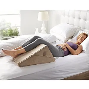 As Seen On TV Triganular Backrest Stop Snoring Contour Relief Back Pain Chiropractic Firm Wedge Elevation Angle Reading Pillow