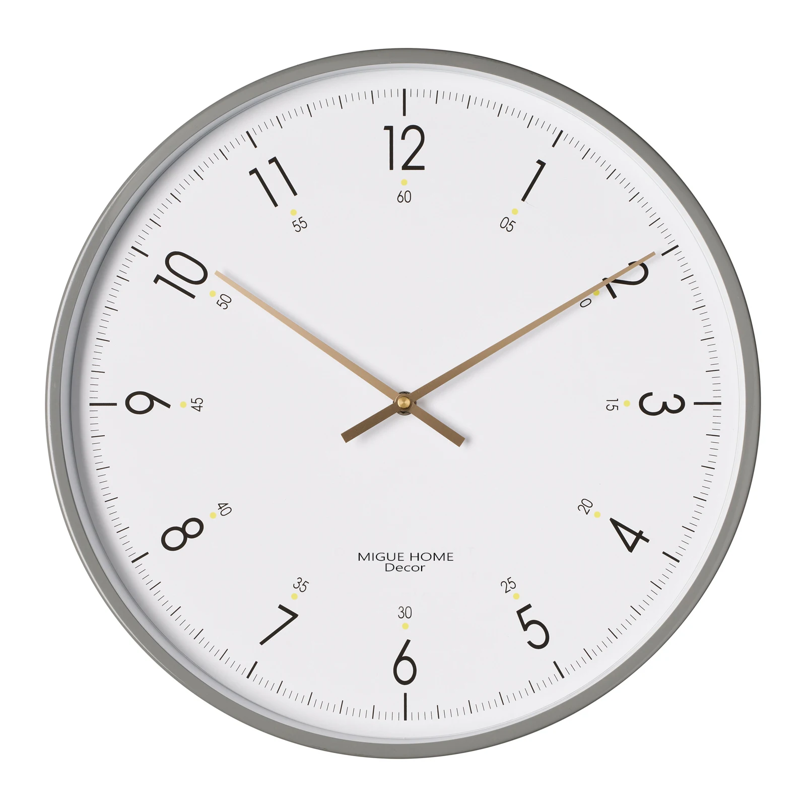 Hot sale 12inch 30cm modern nordic metal decorative quartz wall clock