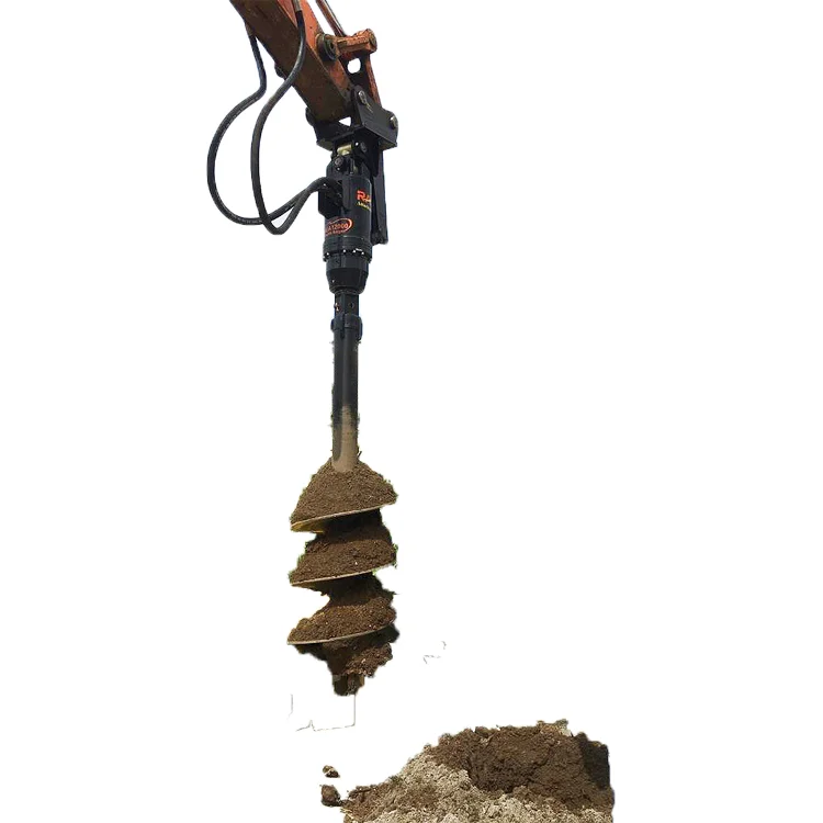 Насадки для мини-экскаватора, шнек заземления для квадратных отверстий