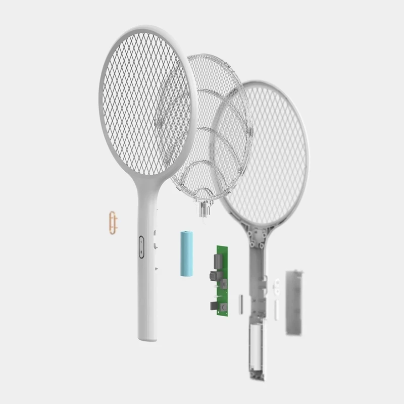 
Xiaomi Qualitell 2in1 USB Rechargeable Handheld LED Wall-mounted Wireless Electric Mosquito Killer 