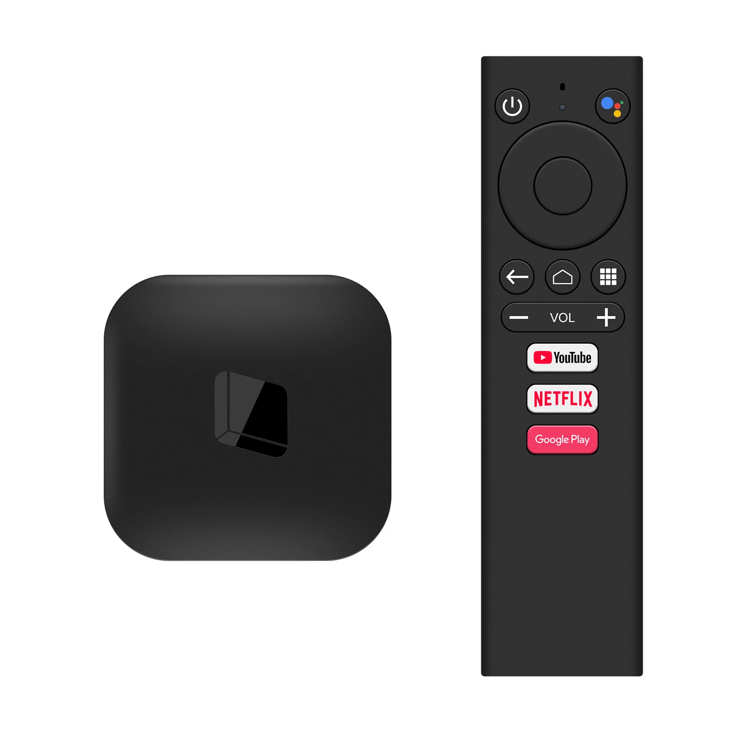 Hako android tv box 2+16gb ram voice control google assistant Google certified tv box 4K