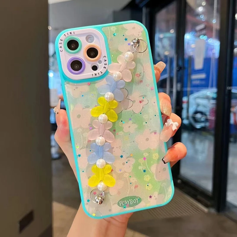 Wholesale Epoxy Soft TPU Phone Case Fashion Design Bling Sequins Case For iphone 14pro 14 plus 14 pro max