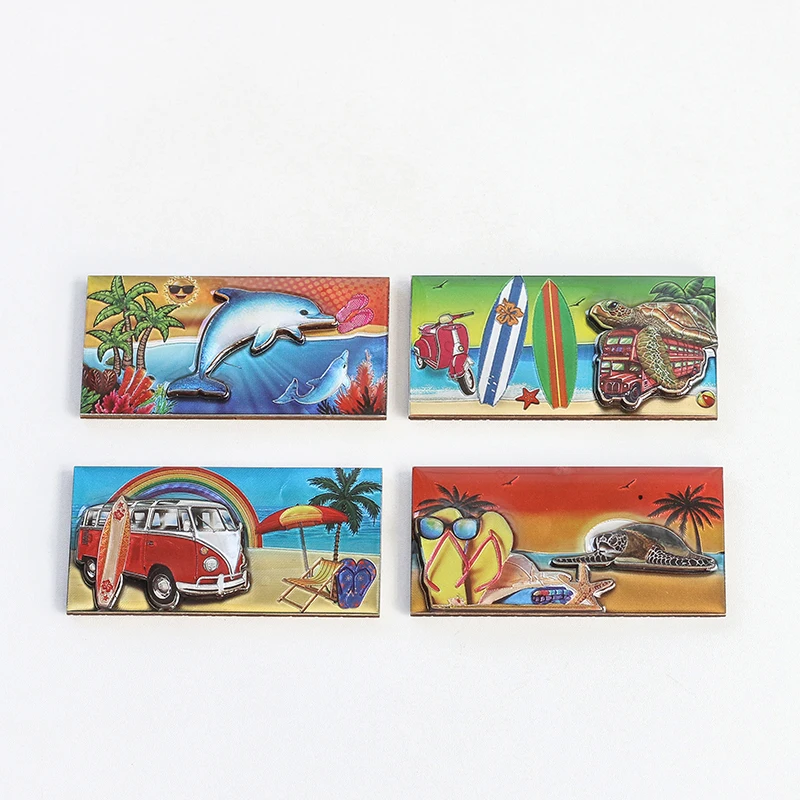 Factory supplier sevilla touist souvenir 3d wooden fridge magnet