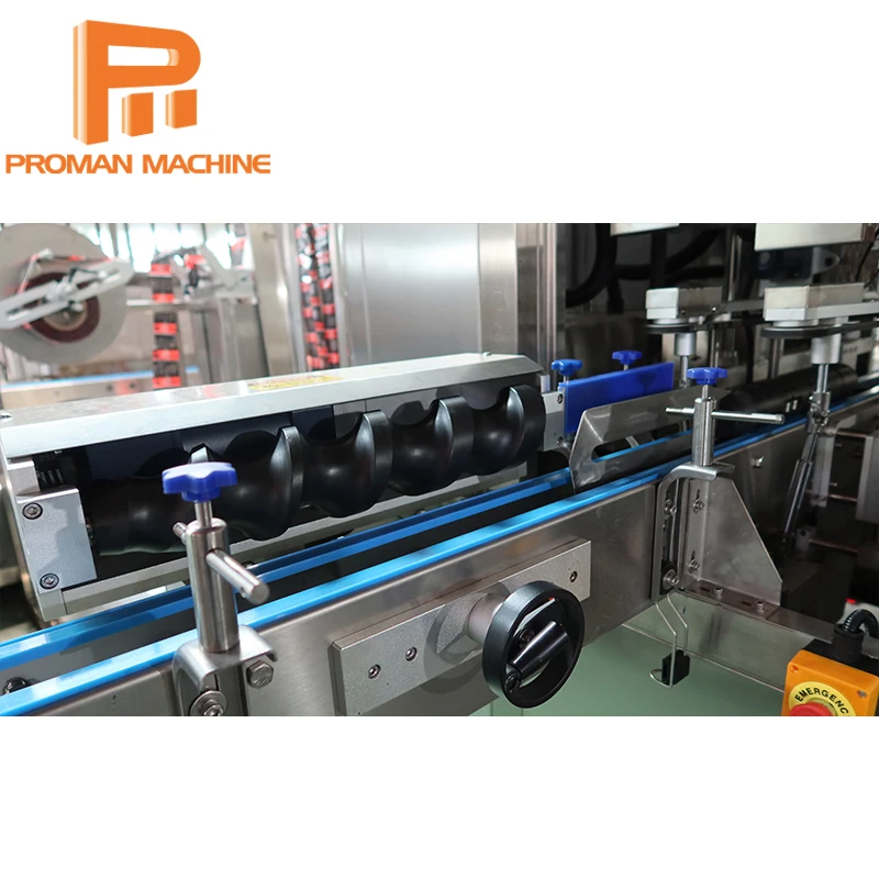 High Speed Fast Round Bottle Label Shrink Sleeve Wrap Sleeve Labeling Machine With Steam/Electric Shrinking Tunnel