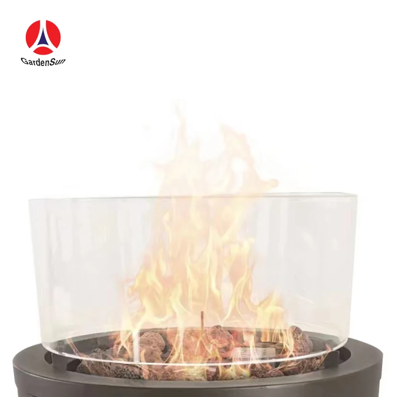 Chinese Factory good design tabletop propane fire pit stainless steel fire pit round CE approved